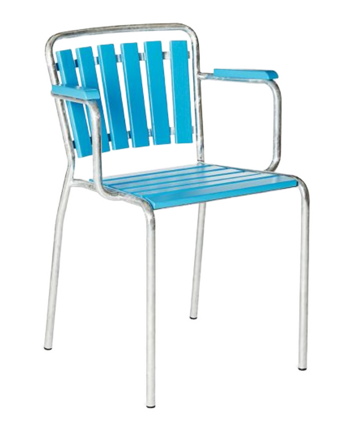 Embru HAEFELI Gartenstuhl m/o Armlehnen – Bild 12