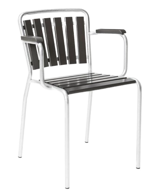 Embru HAEFELI Gartenstuhl m/o Armlehnen – Bild 8