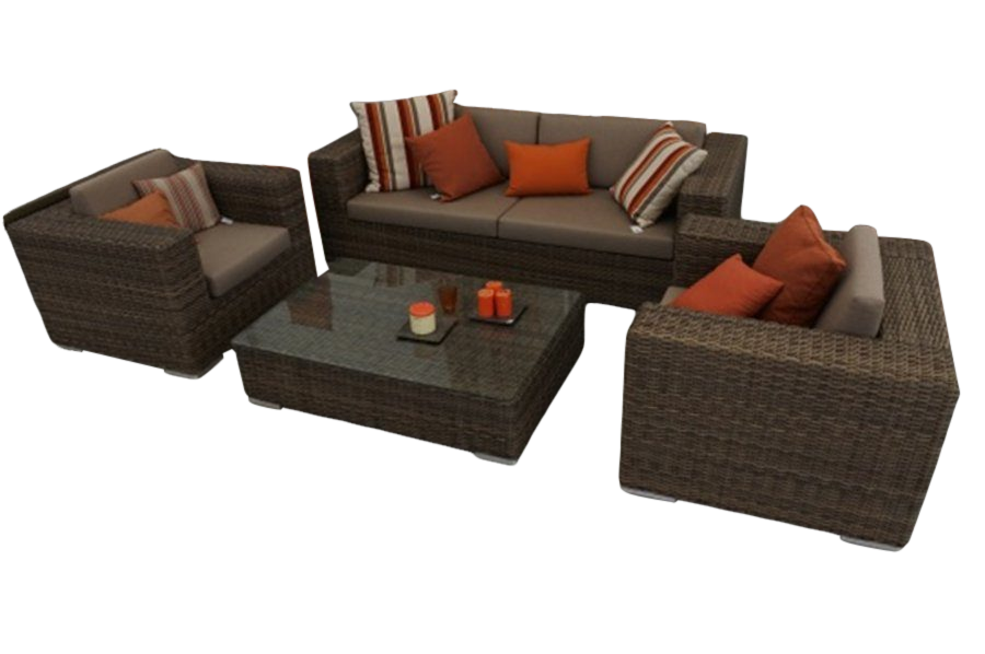 CUBA Loungeset mit Loungetisch