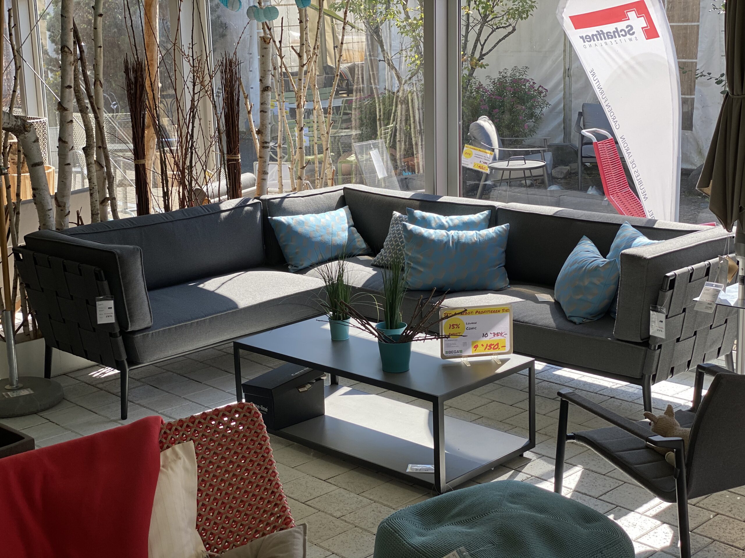 Cane-line CONIC Loungeset mit Loungetisch