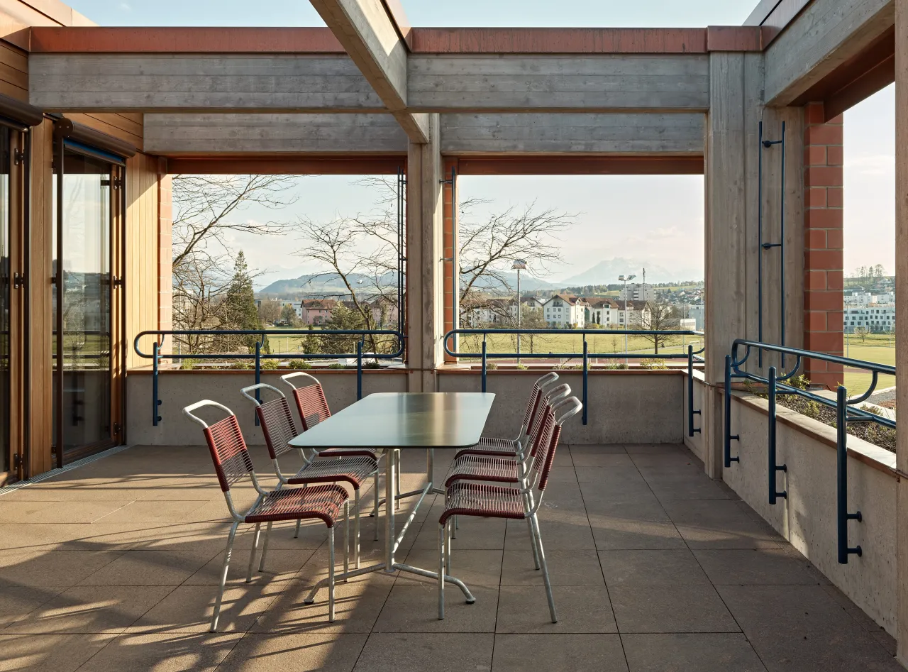 Embru ALTORFER Spaghettistuhl m/o Armlehnen – Bild 4