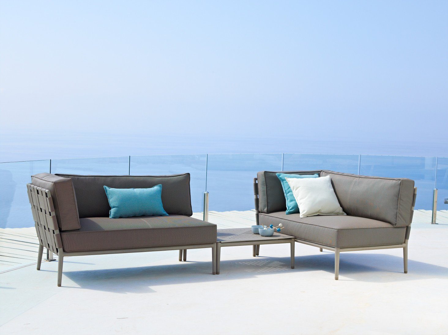 Cane-line CONIC Loungeset mit Loungetisch – Bild 7